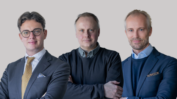 Gruppbild. Från vänster: Jonathan Natell,Patrick Joyce och Fredrik Östbom