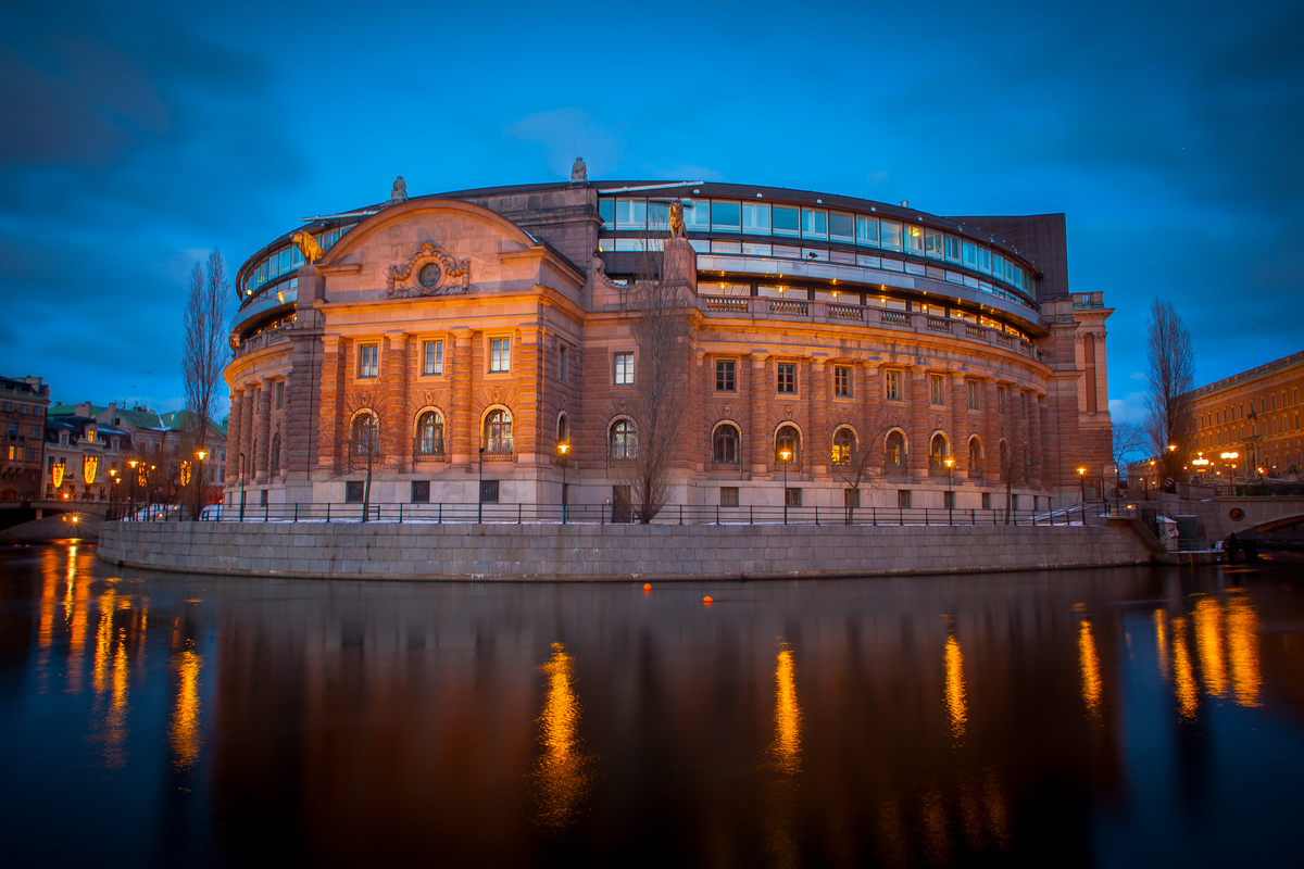 Riksdagshuset i Stockholm.