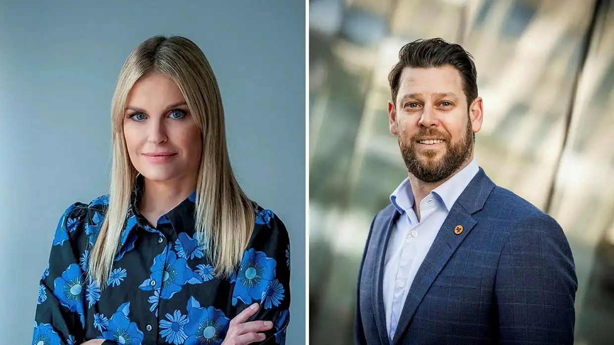 Ann Öberg och Jonas Jegers Almega